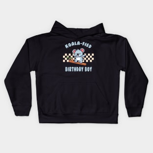 Koala-Fied Birthday Boy Funny Dabbing Koala Pun Kids Hoodie